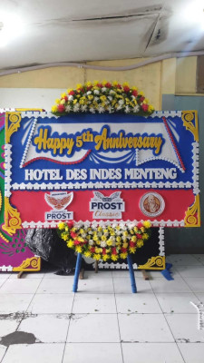 Papan Bunga Stasiun Pasar Senen