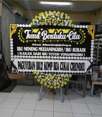 Papan Bunga Stasiun Pasar Senen